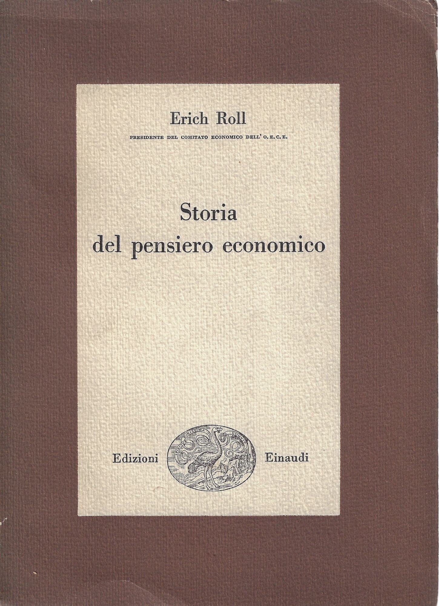 Storia del pensiero economico