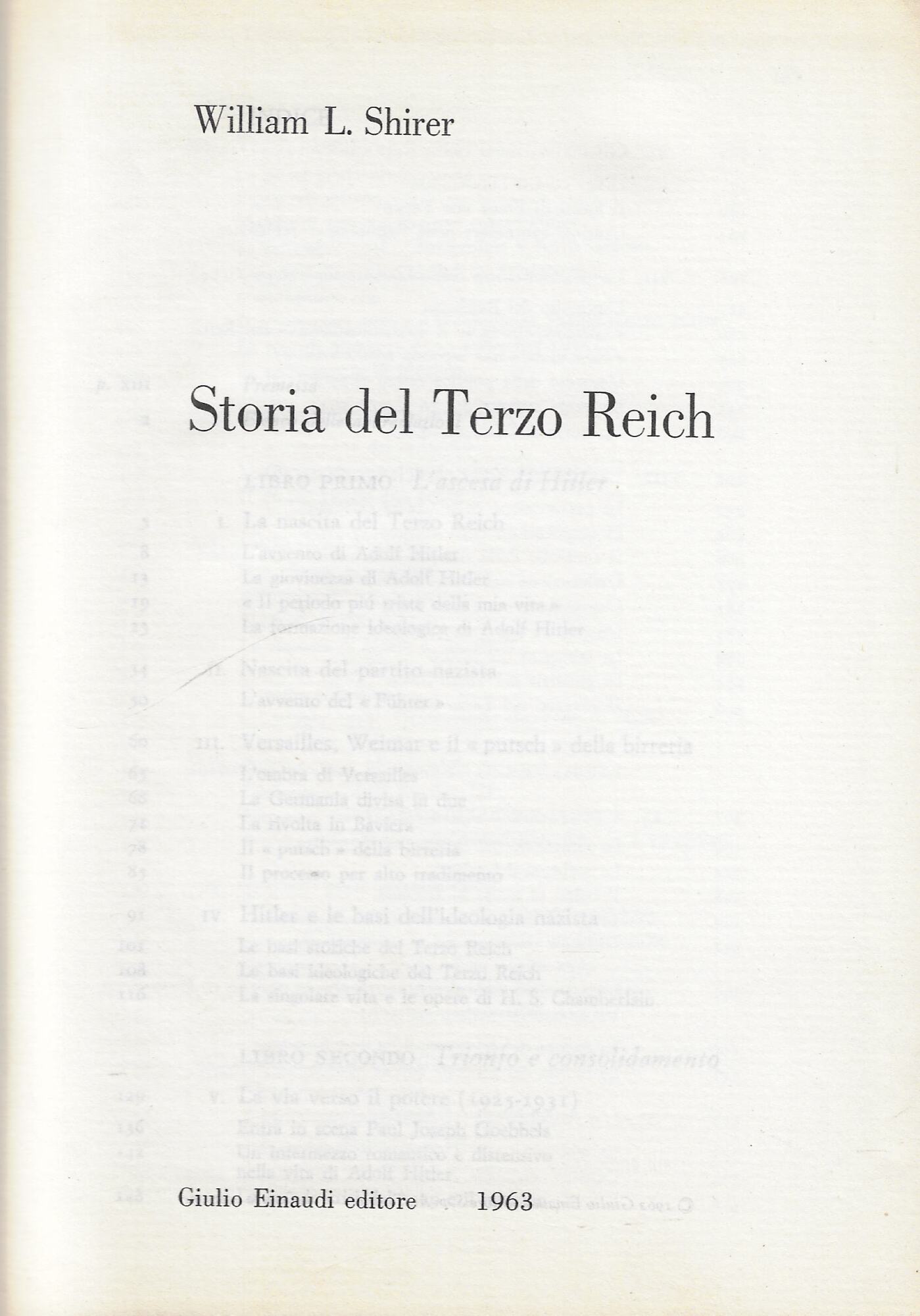 Storia del Terzo Reich