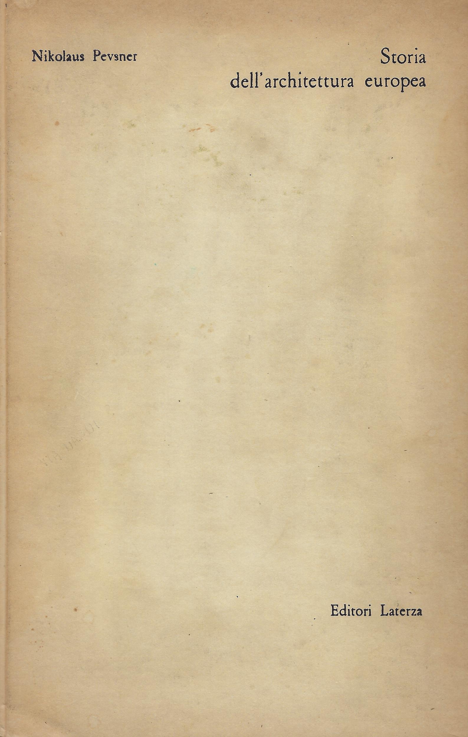 Storia dell'architettura europea