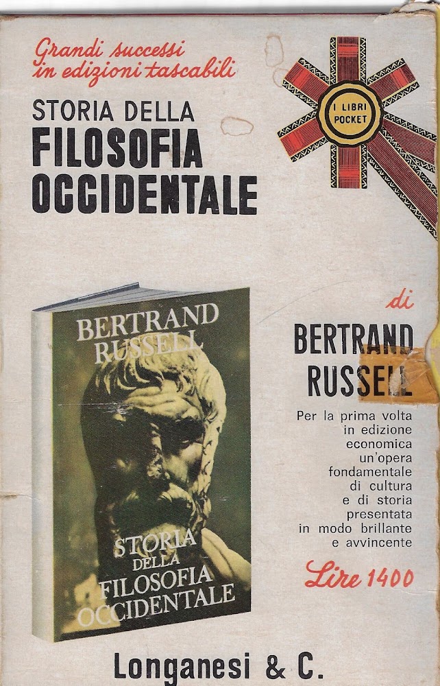 Storia della filosofia occidentale ( 4 Volumi )