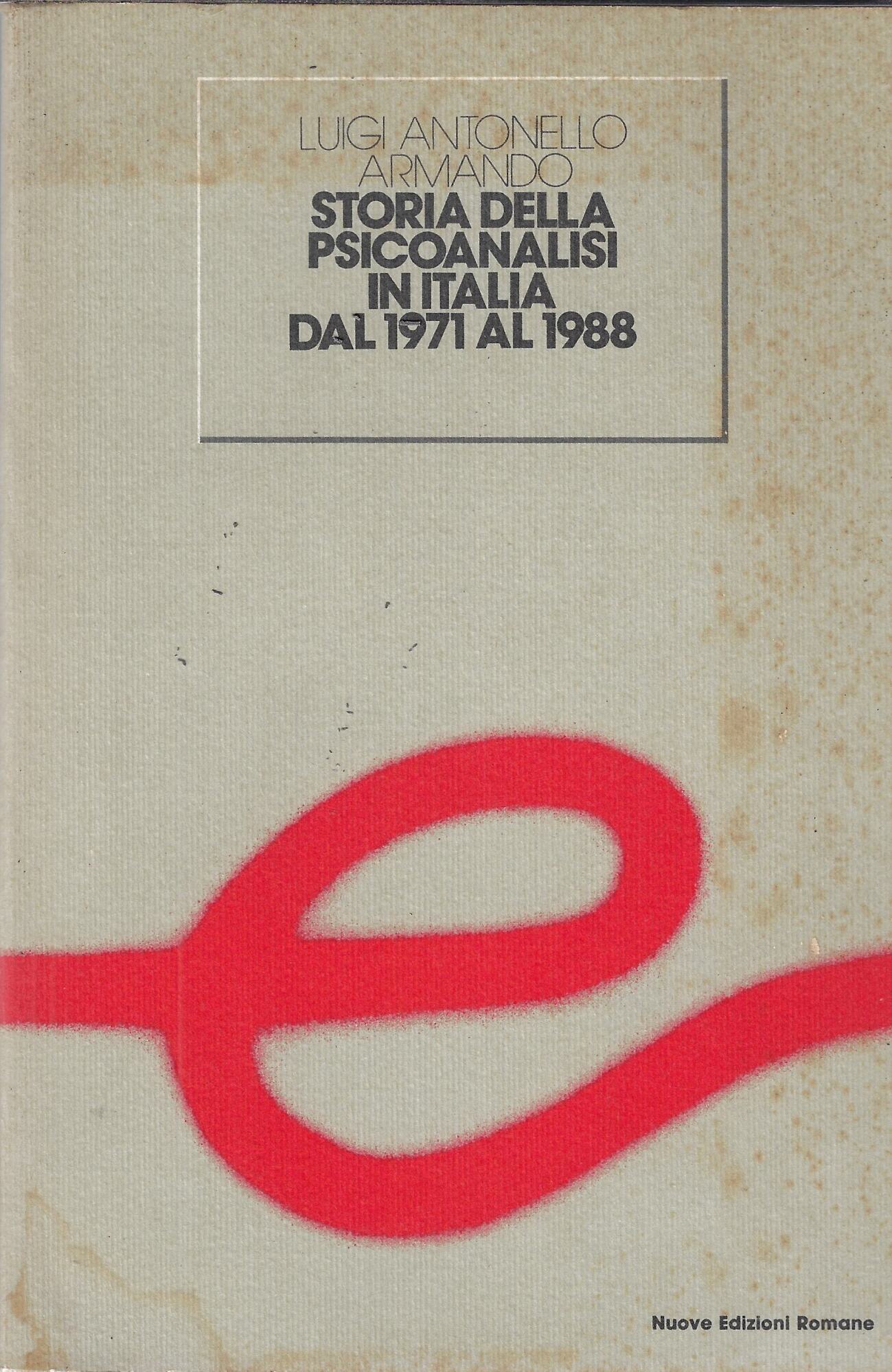 Storia della psicoanalisi in Italia dal 1971 al 1988