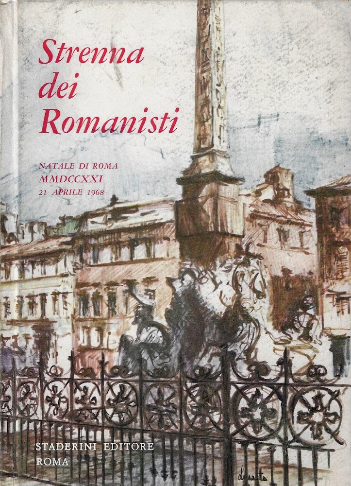 Strenna dei romanisti. Natale di Roma 1968, ab U.c. 2721