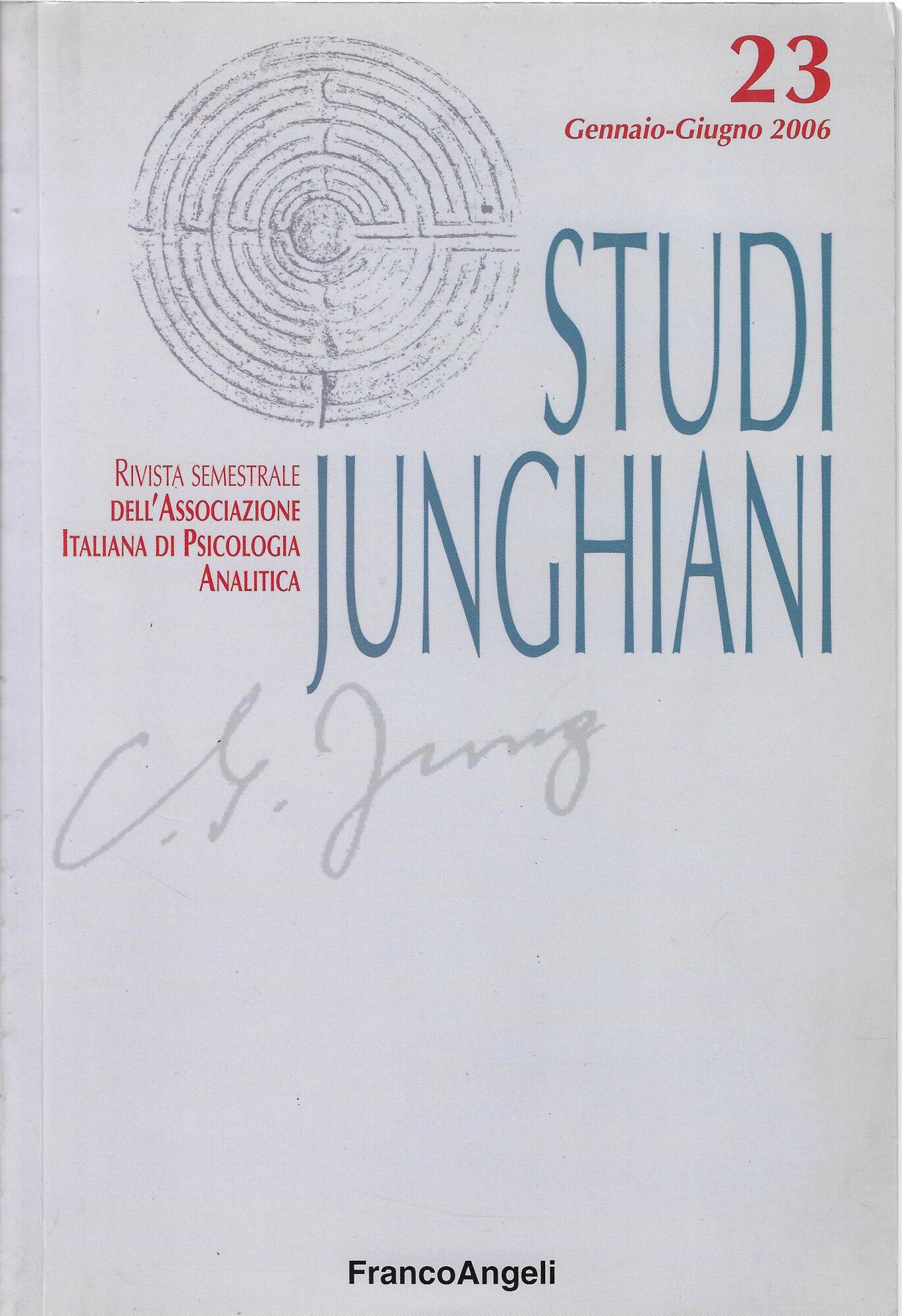 Studi junghiani n.23, gennaio-giugno 2006