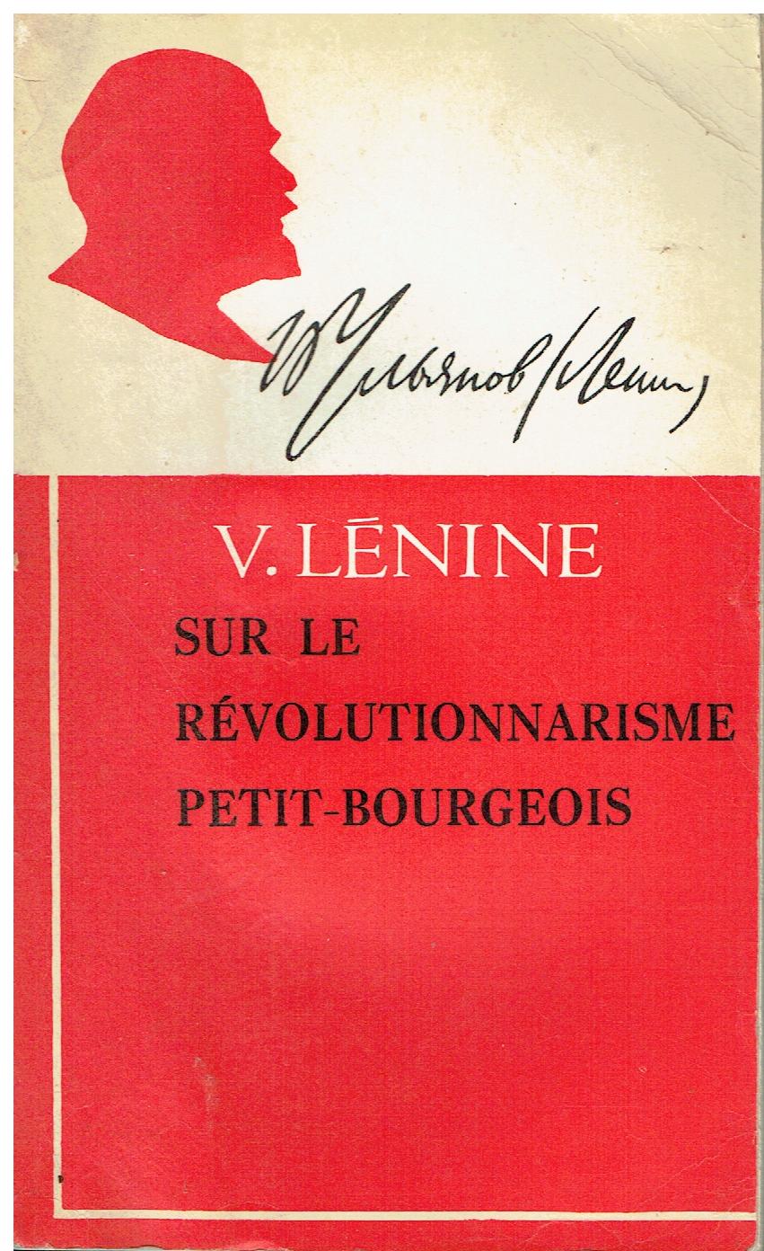 Sur le revolutionnarisme petit-bourgeois