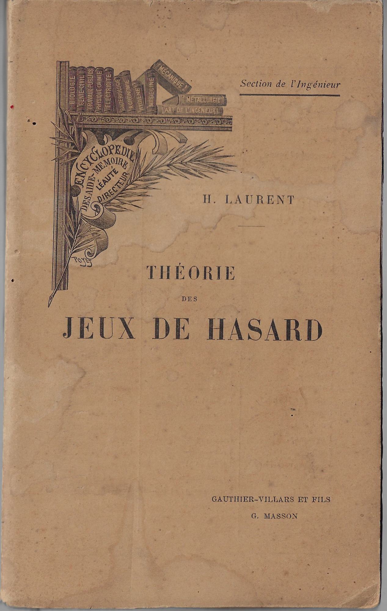 Théorie des jeux d'hasard