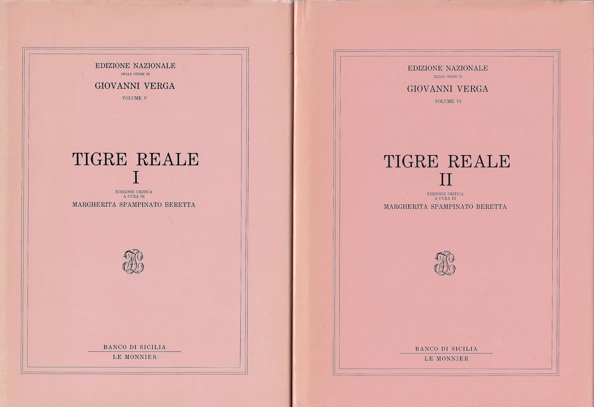 Tigre reale I-II. 2 voll.
