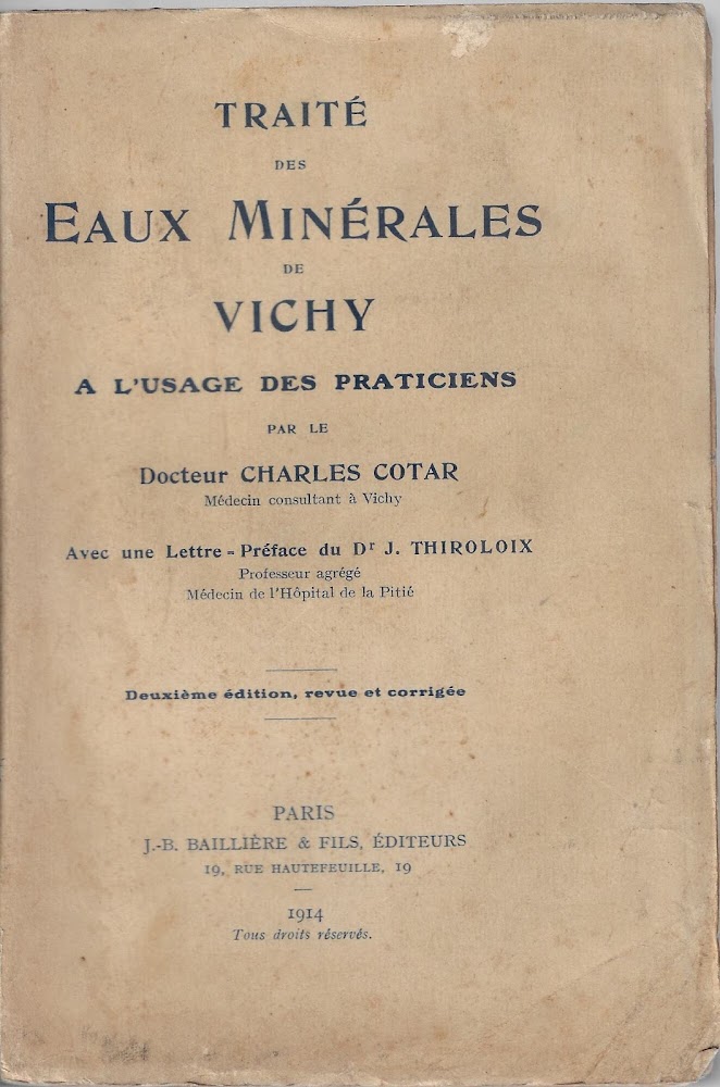 Traité des eaux minerales de Vichy à l'usage des praticiens