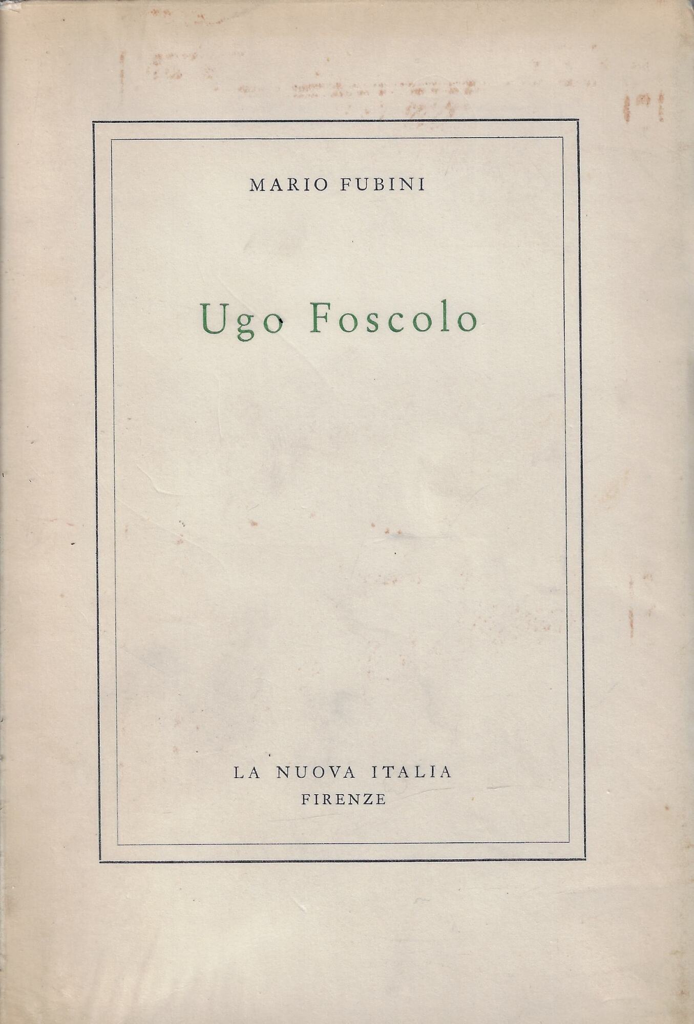 Ugo Foscolo