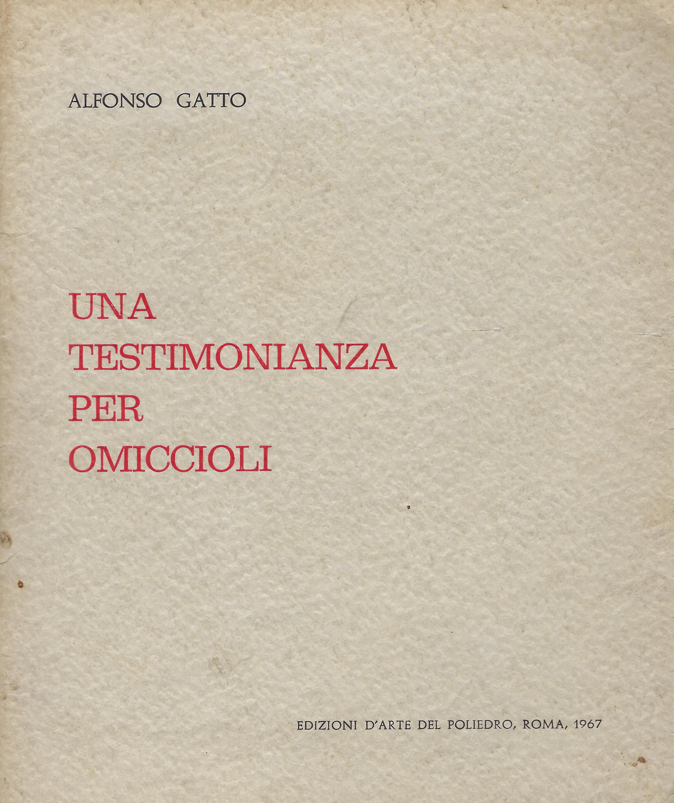 Una testimonianza per Omiccioli