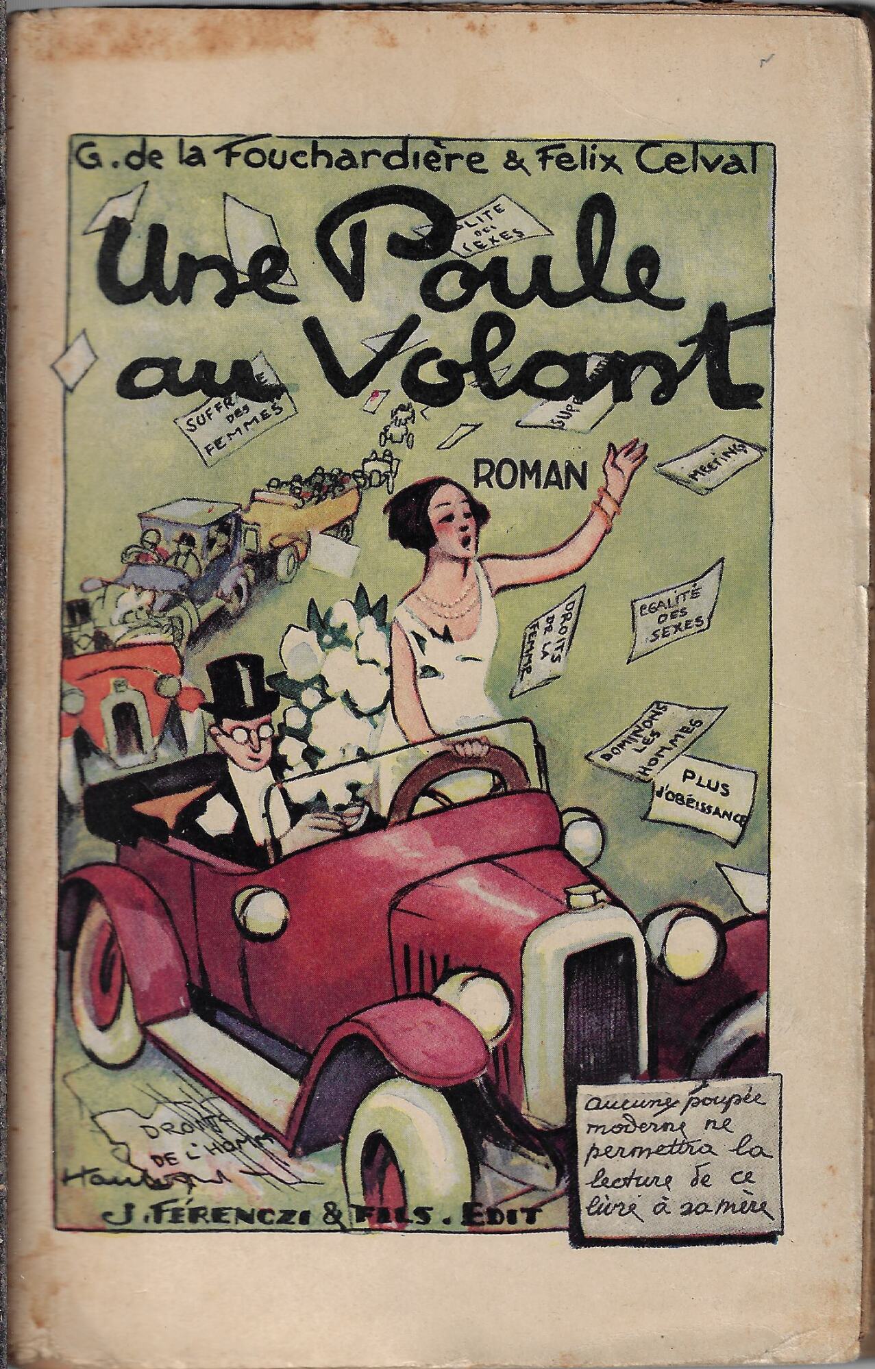Une poule au volant : roman