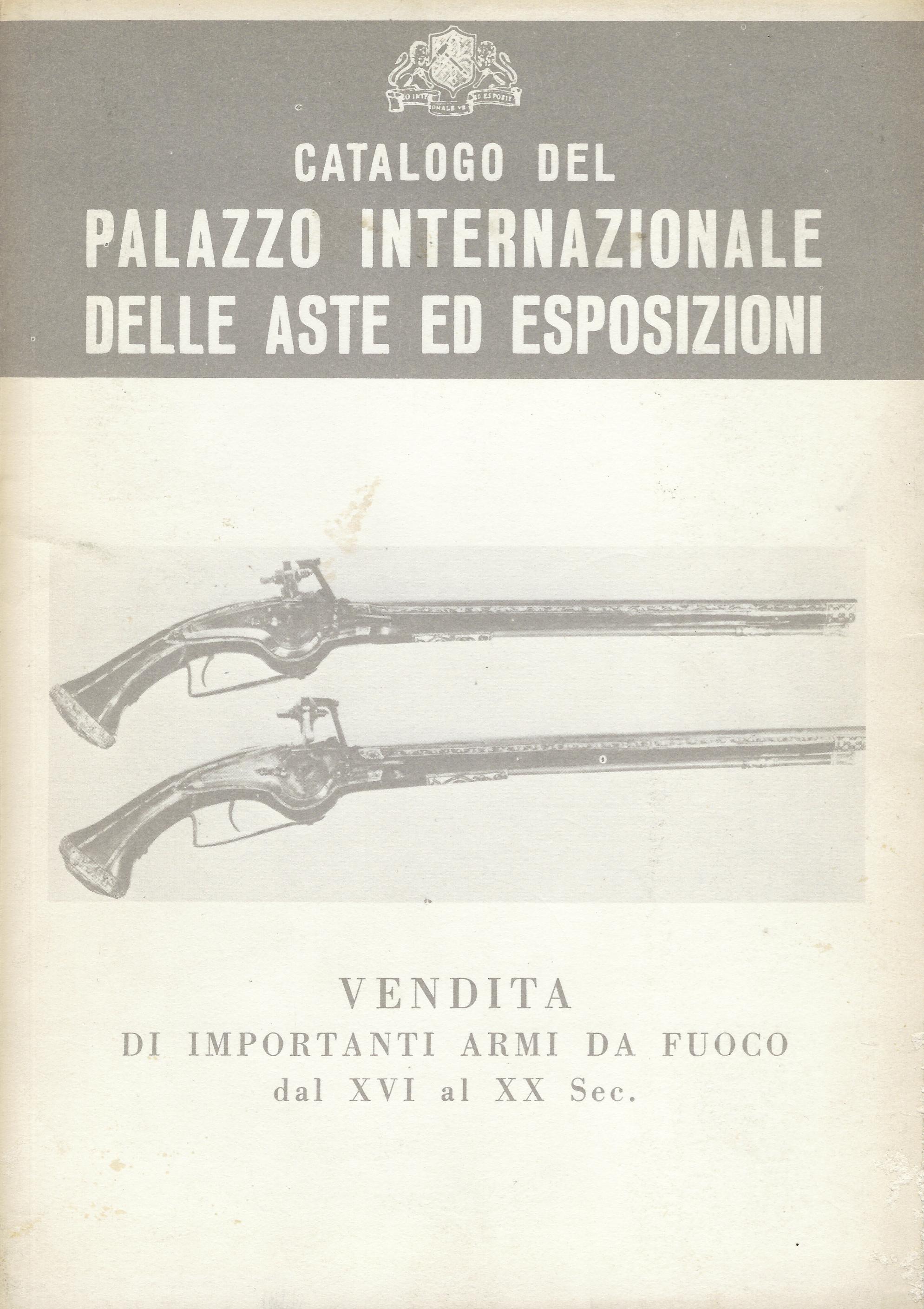 Vendita di importanti armi da fuoco dal XVI al XX …