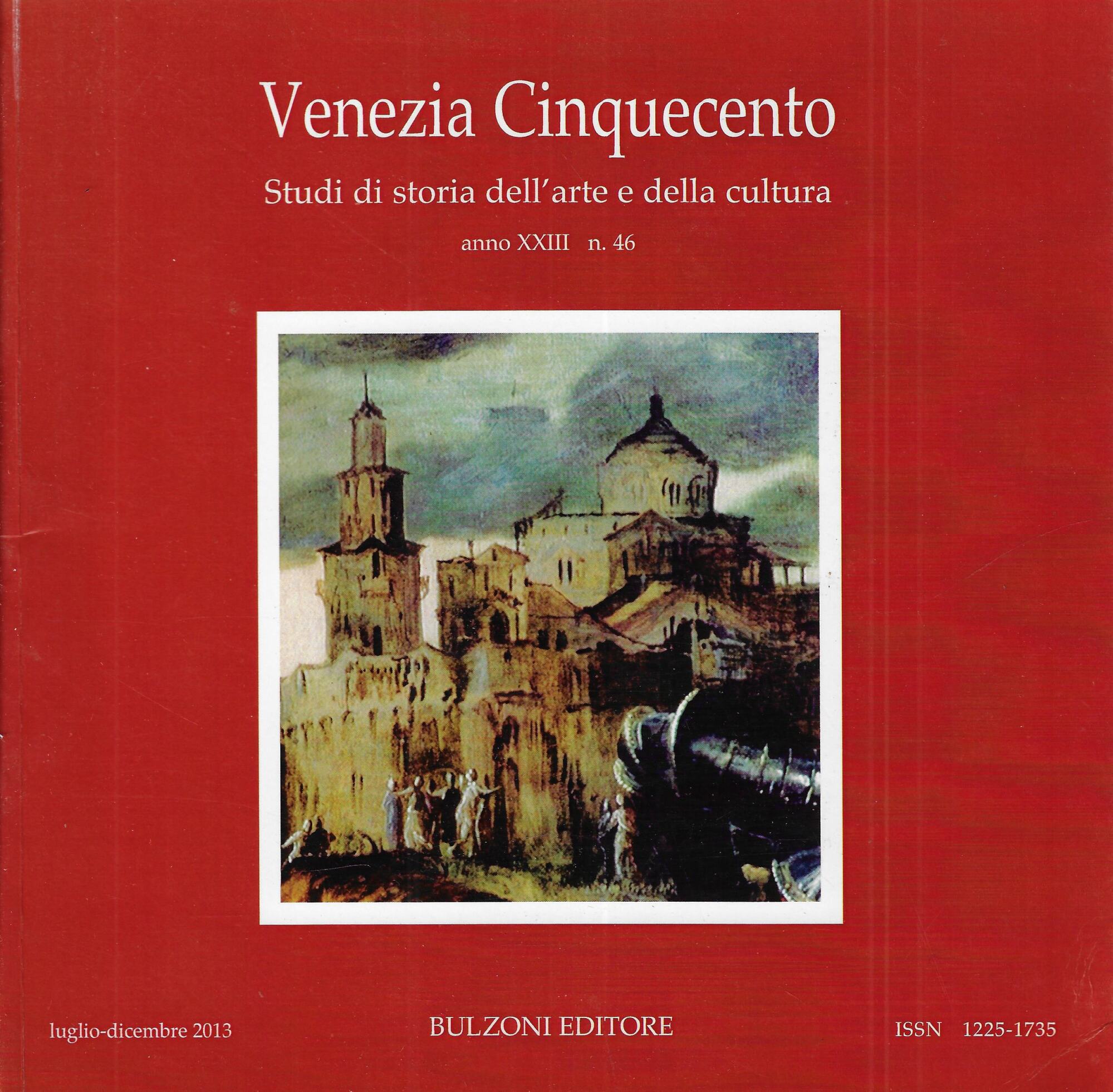 Venezia Cinquecento: studi di storia dell'arte e della cultura, anno …