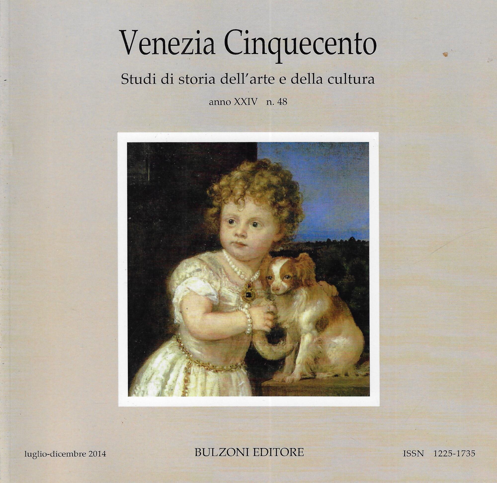 Venezia Cinquecento: studi di storia dell'arte e della cultura anno …