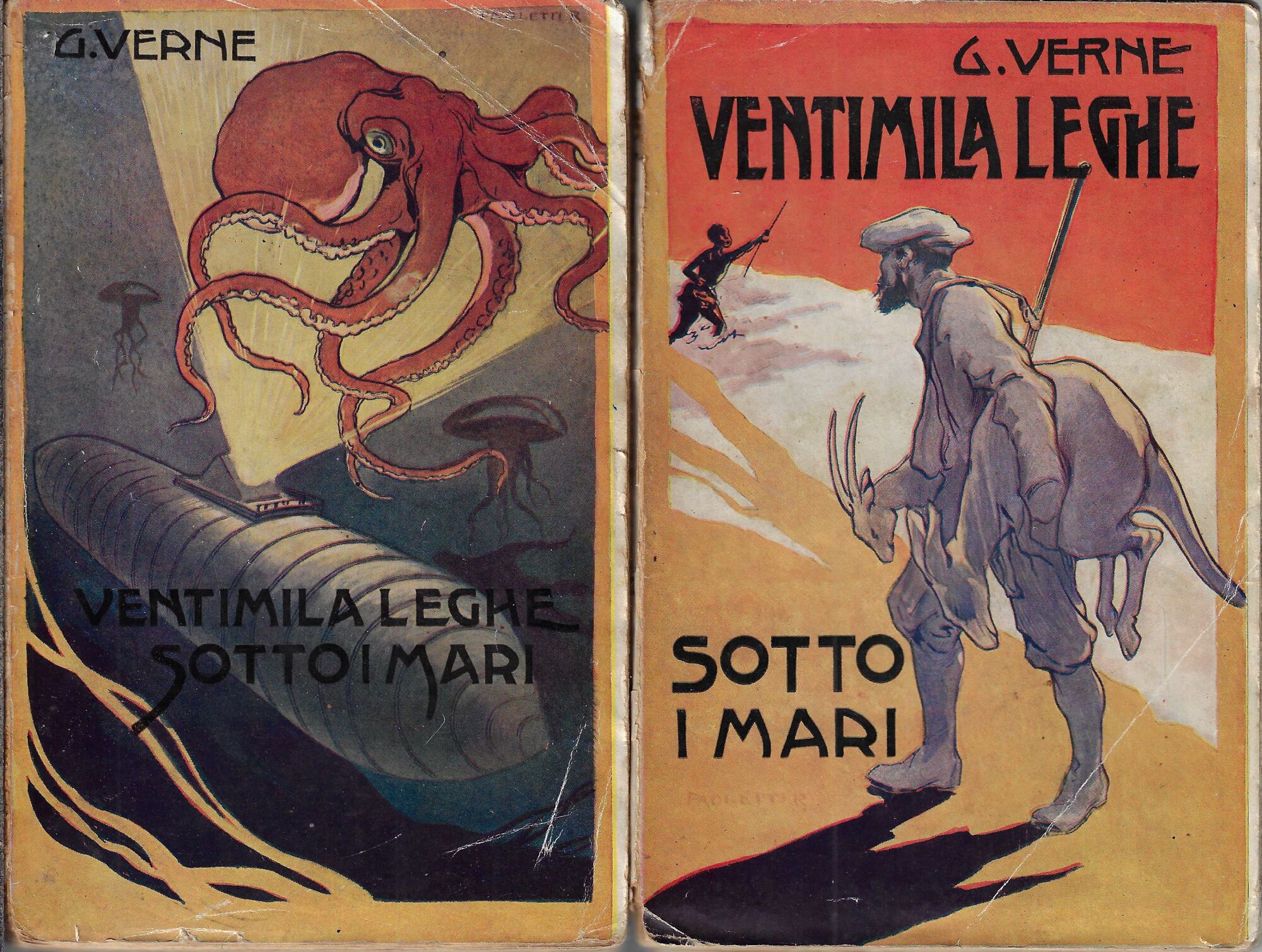 Ventimila leghe sotto i mari (due volumi)