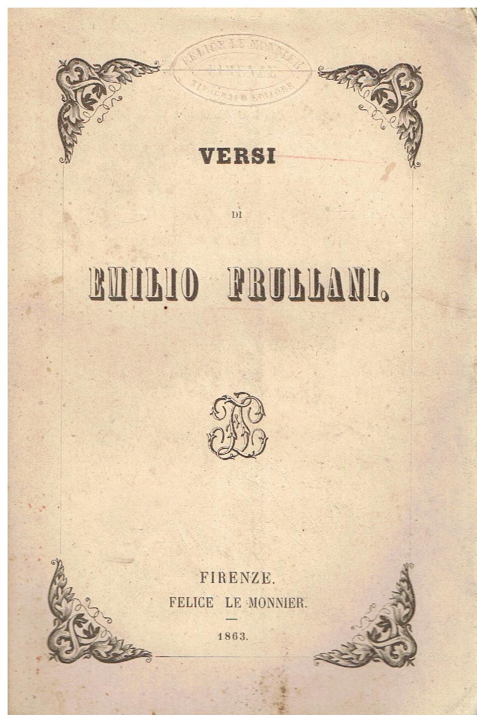 Versi di Emilio Frullani