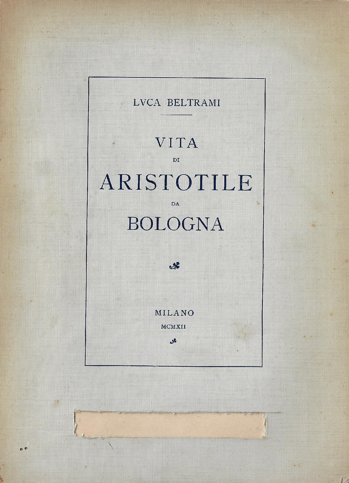 Vita di Aristotile da Bologna