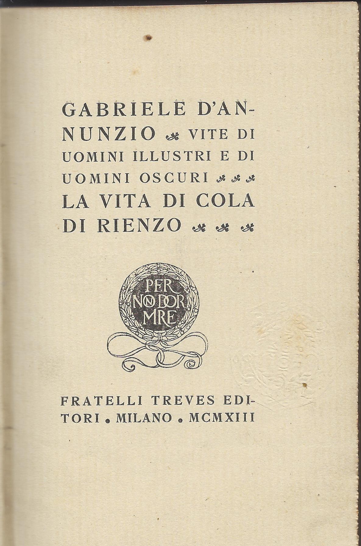 Vite di uomini illustri e di uomini oscuri,La vita di …