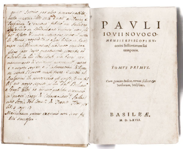 Pauli Iovii Novocomensis episcopi nucerini historiarum sui temporis. Tomus primus …