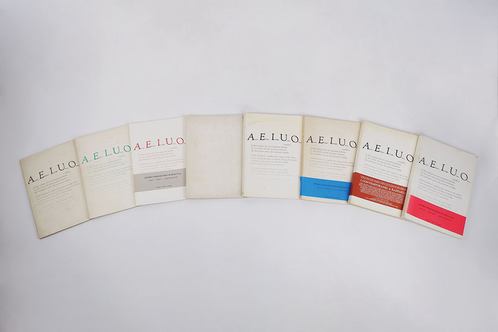 A noir, E blanc, I rouge, O vert, U bleu …