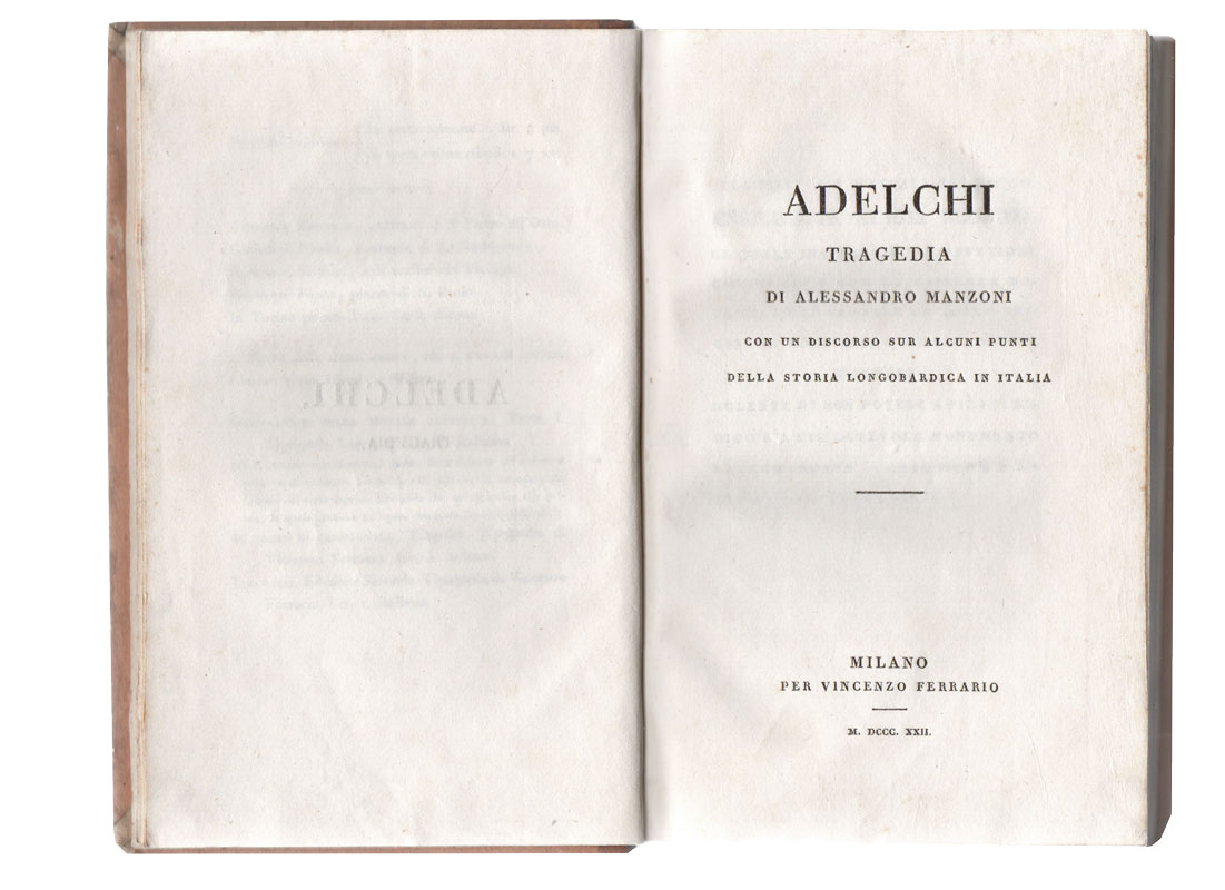 Adelchi. Tragedia [.] con un discorso sur alcuni punti della …