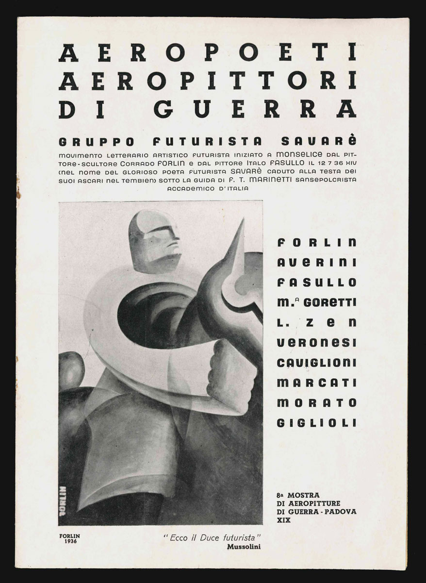 Aeropoeti aeropittori di guerra. Gruppo futurista Savarè [.]. Forlin. Averini. …