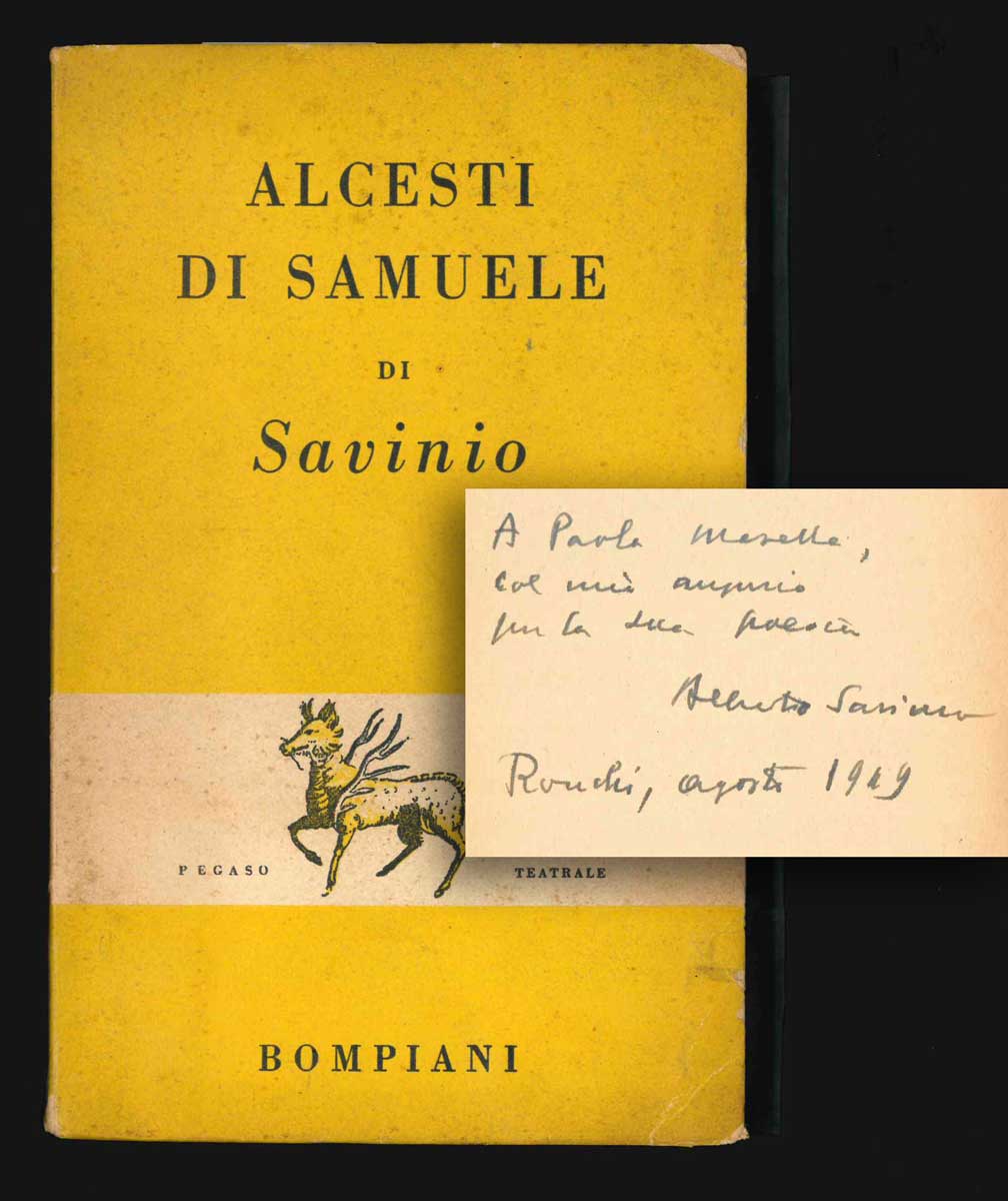 Alcesti di Samuele [CON DEDICA AUTOGRAFA]