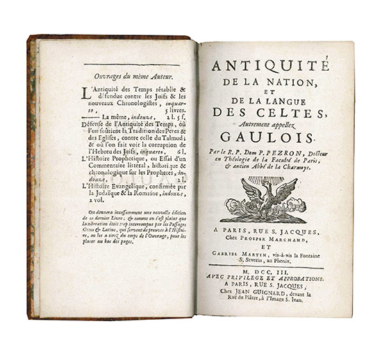 Antiquité de la nation et de la langue des celtes, …