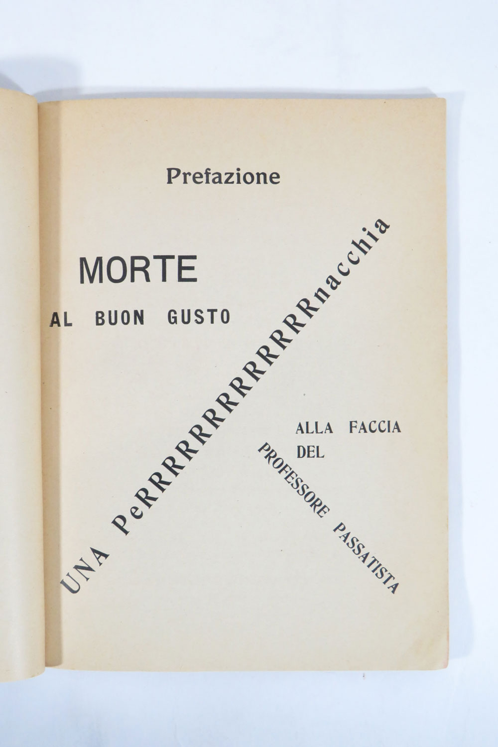 Archi voltaici. Parole in libertà e sintesi teatrali