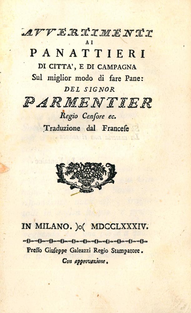 Avvertimenti ai panattieri di città, e di campagna sul miglior …