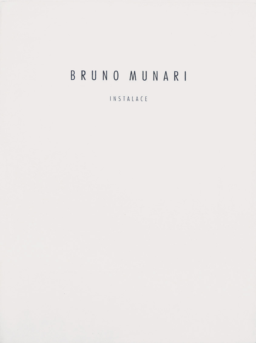 BRUNO MUNARI | INSTALACE
