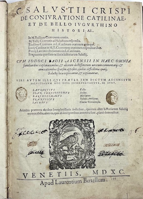 C. Salustii Crispi De coniuratione Catilinae, et De bello Iugurthino …