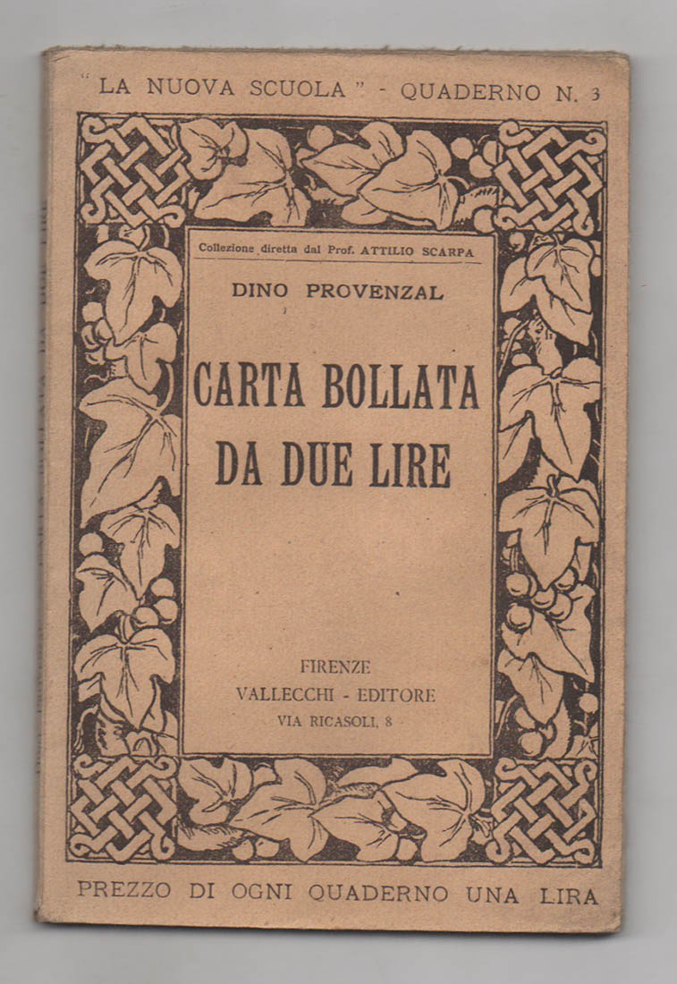 Carta bollata da due lire