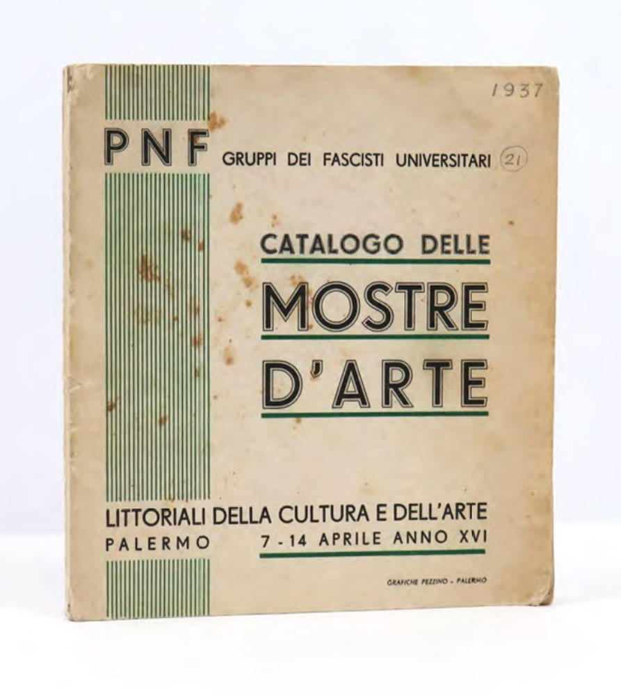 Catalogo delle mostre d’arte. Littorali della cultura e dell’arte Palermo …