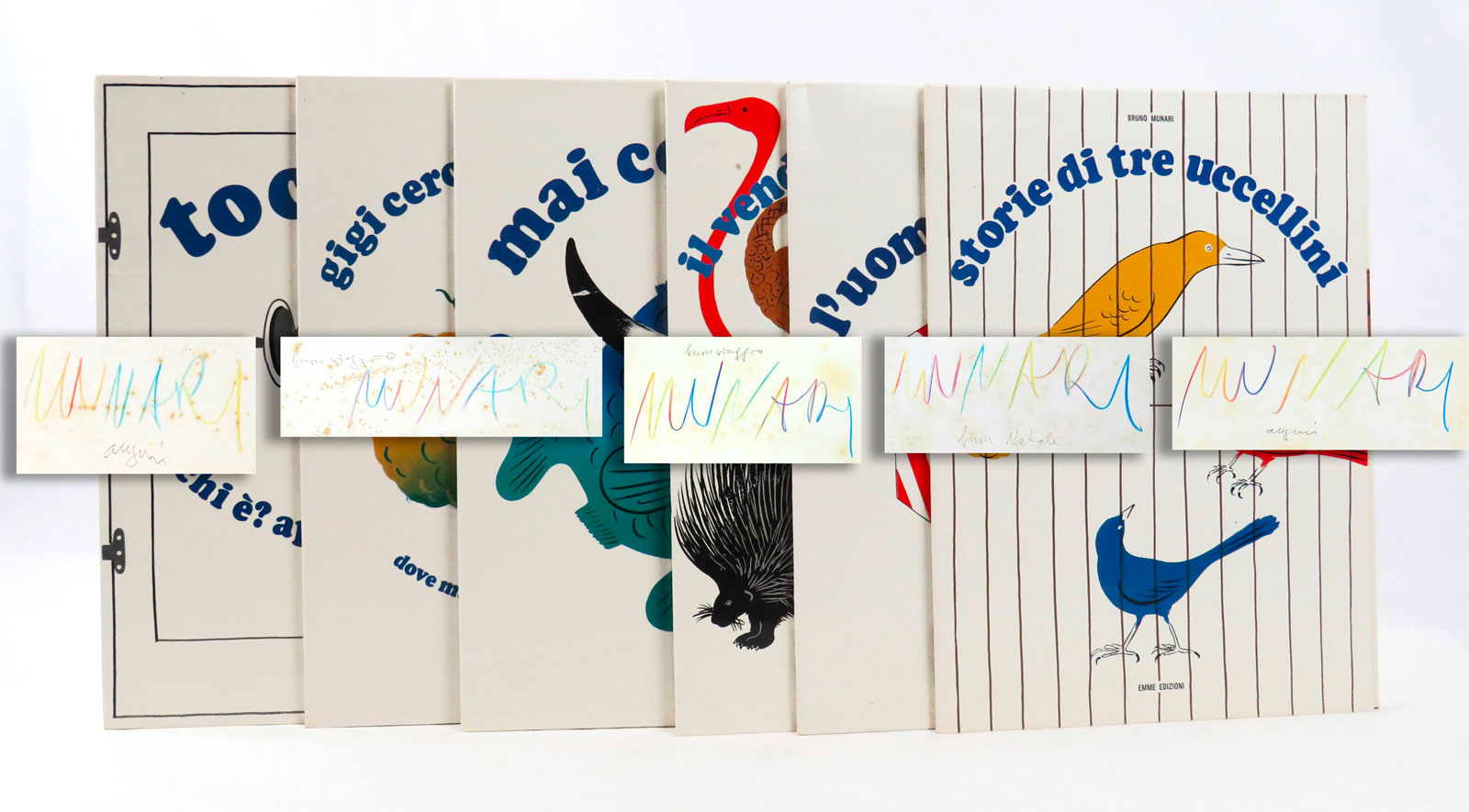 [Collezione dei «Libri di Munari» ripubblicati da Emme Edizioni:] L’uomo …
