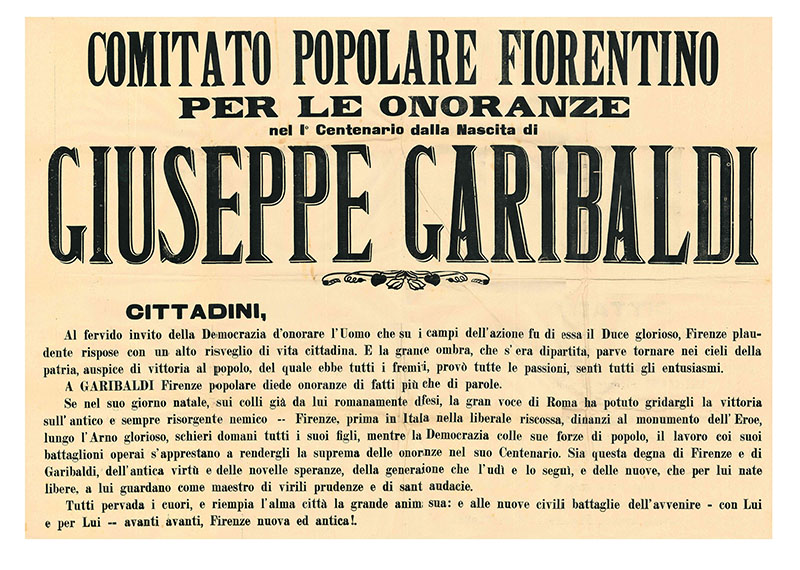 Comitato Popolare Fiorentino per le Onoranze nel I° Centenario della …