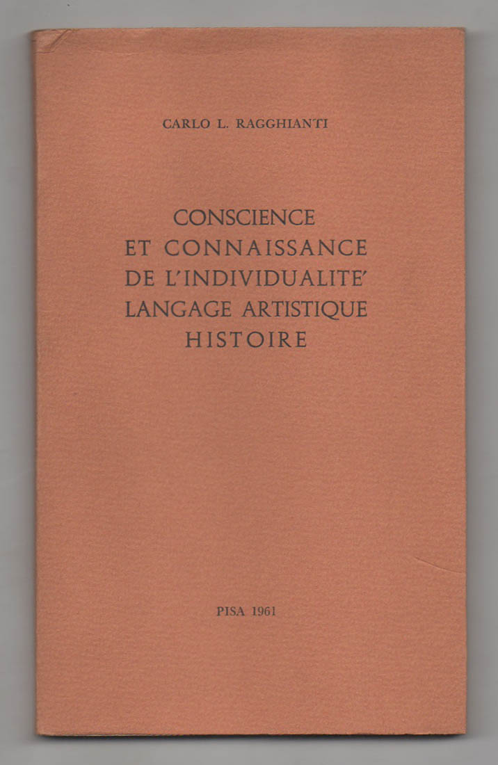 Conscience et connaissance de l’individualité. Langage artistique. Histoire