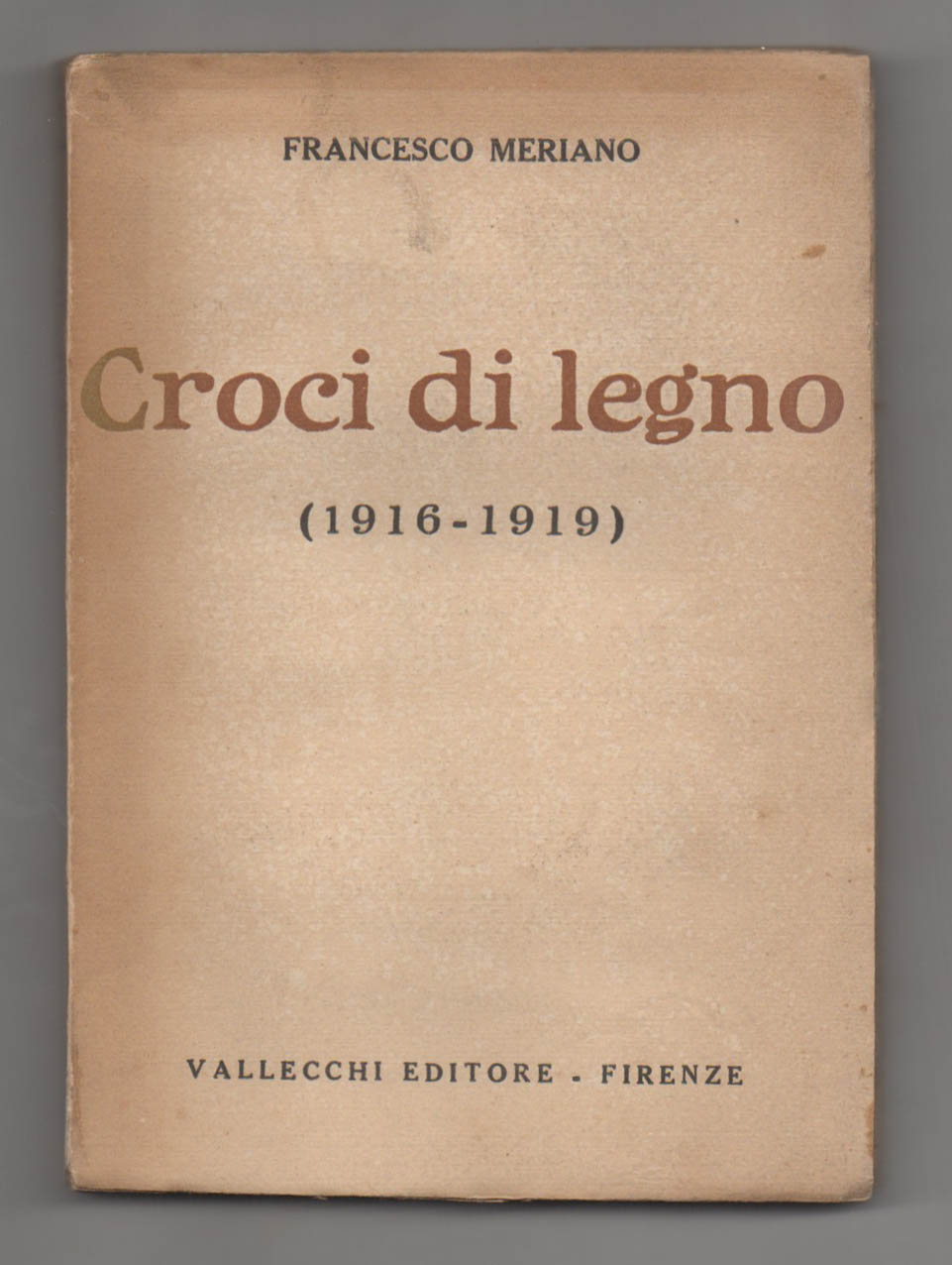 Croci di legno (1916-1919)