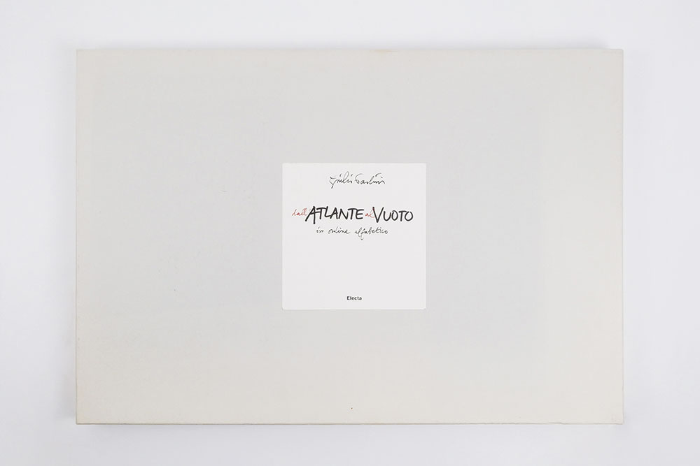 Dall’Atlante al vuoto in ordine alfabetico