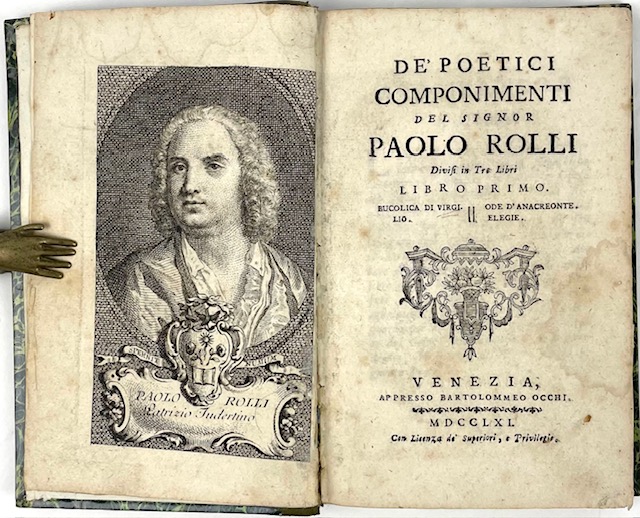 De’ poetici componimenti del Signor Paolo Rolli divisi in tre …
