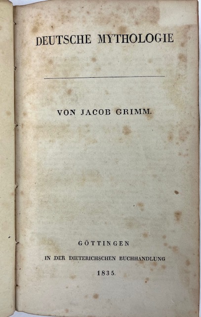 Deutsche Mythologie