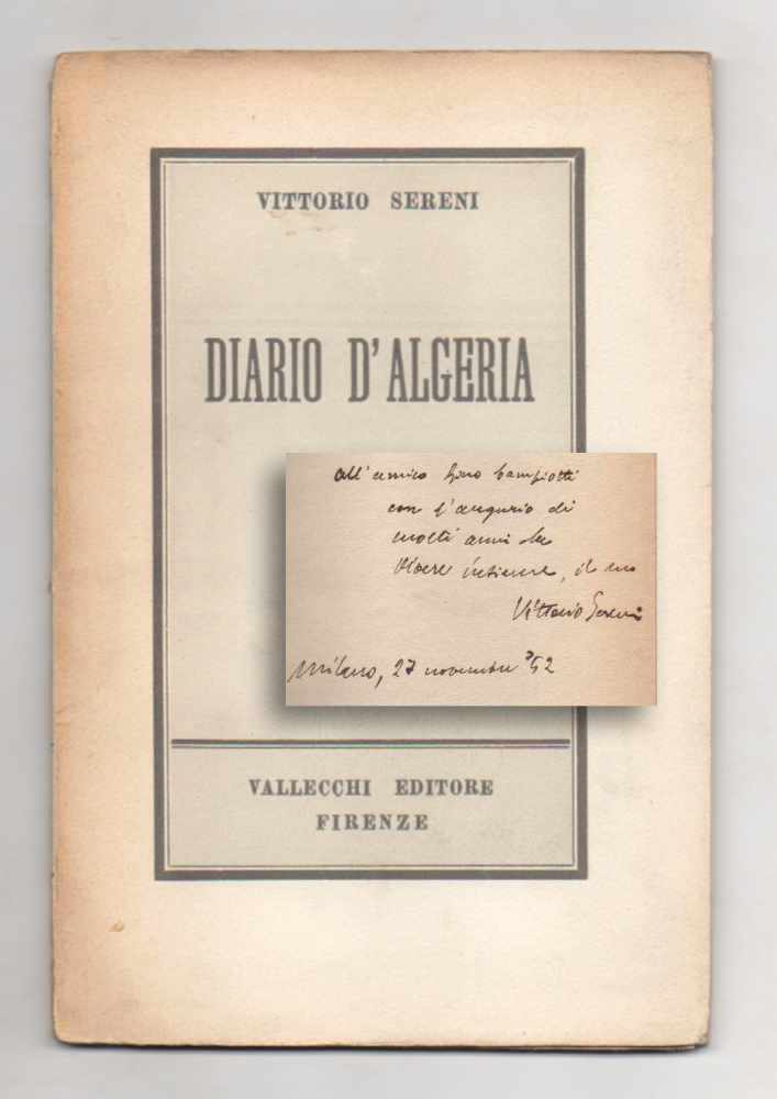 Diario d’Algeria [CON DEDICA AUTOGRAFA]