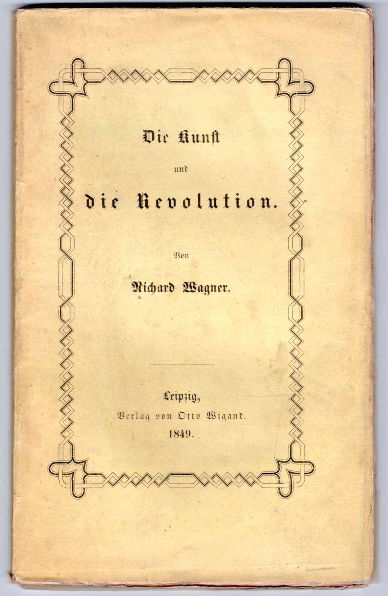 Die Kunst und die Revolution