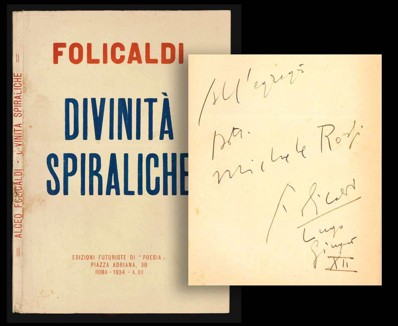 Divinità spiraliche (Poema parolibero)