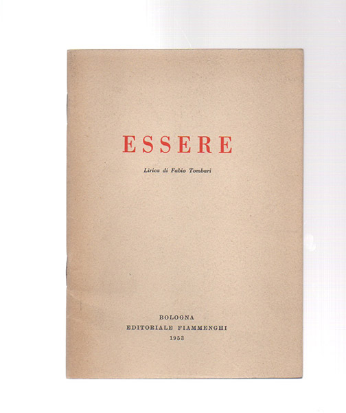 Essere. Lirica