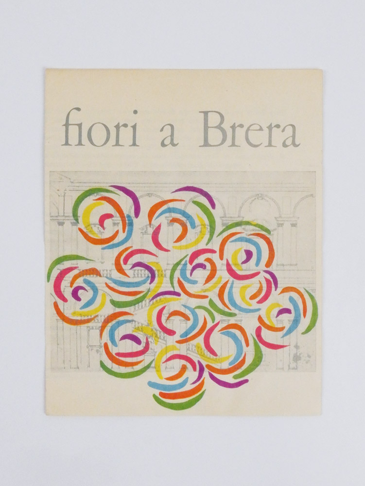 Fiori a Brera (pieghevole per la mostra)