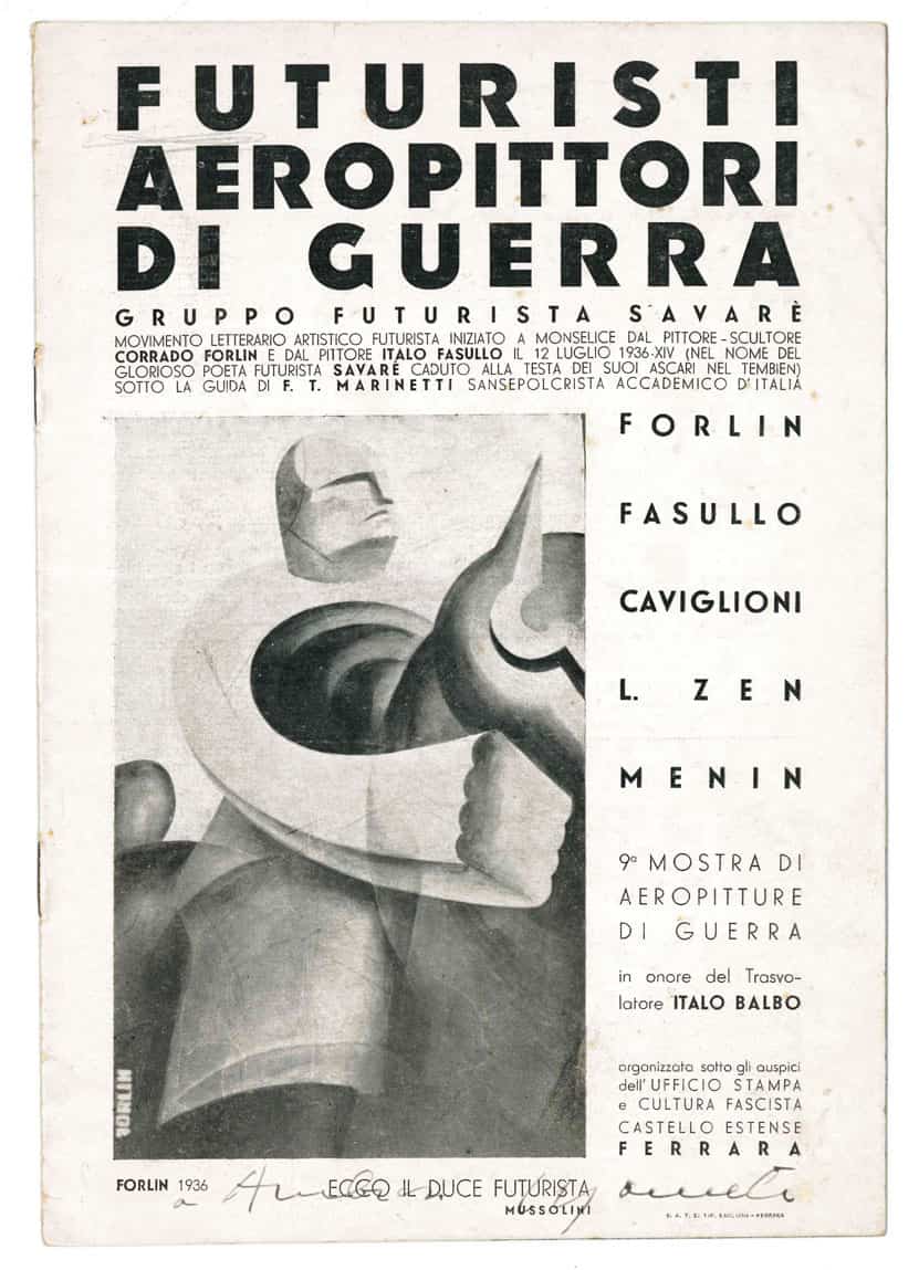 Futuristi aeropittori di guerra. Gruppo futurista Savarè [.]. Forlin. Fasullo. …