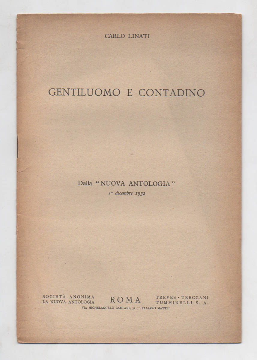 Gentiluomo e contadino