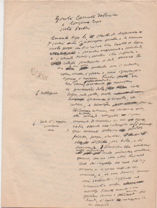 Giulio Camillo Delminio e Torquato Tasso sulla poetica [Abbozzo autografo …