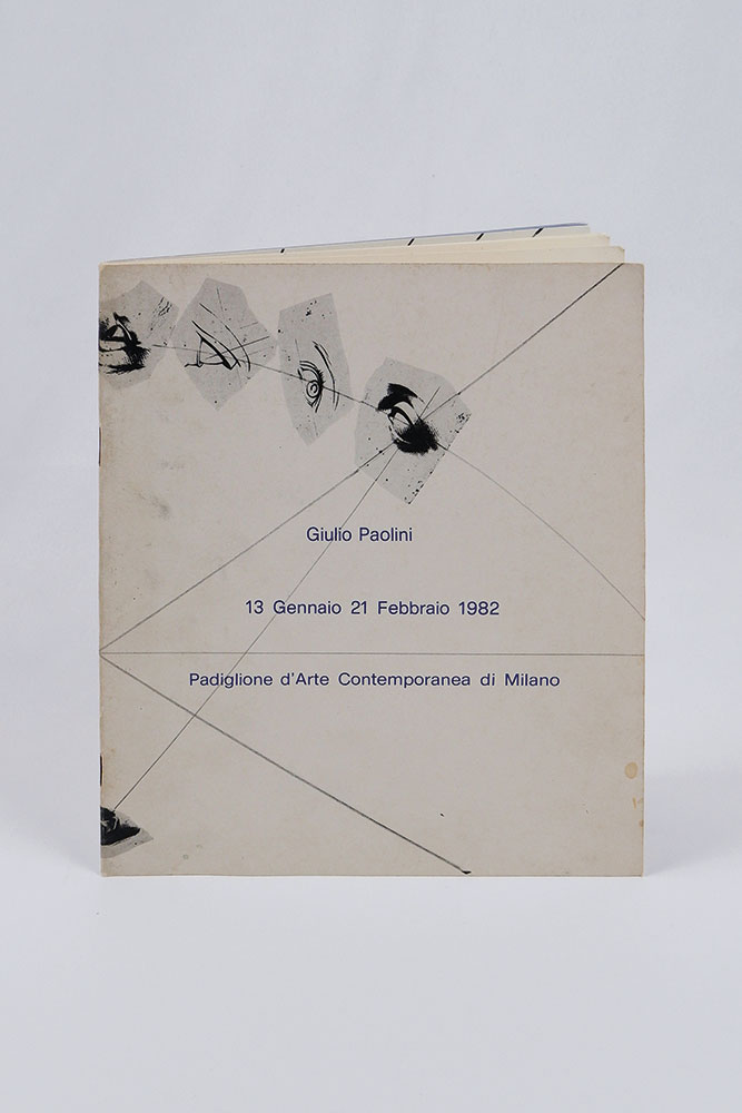 Giulio Paolini. 13 Gennaio 21 Febbraio 1982. Padiglione d’Arte Contemporanea …