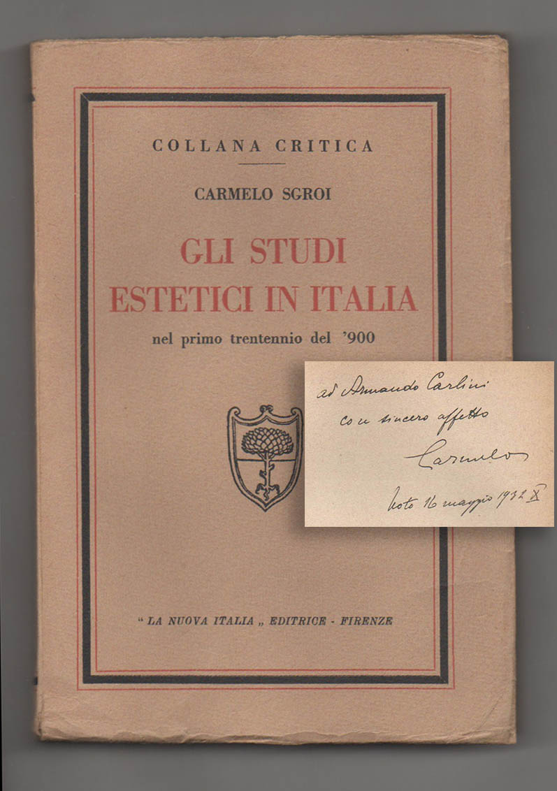 Gli studi estetici in Italia nel primo trentennio del ‘900